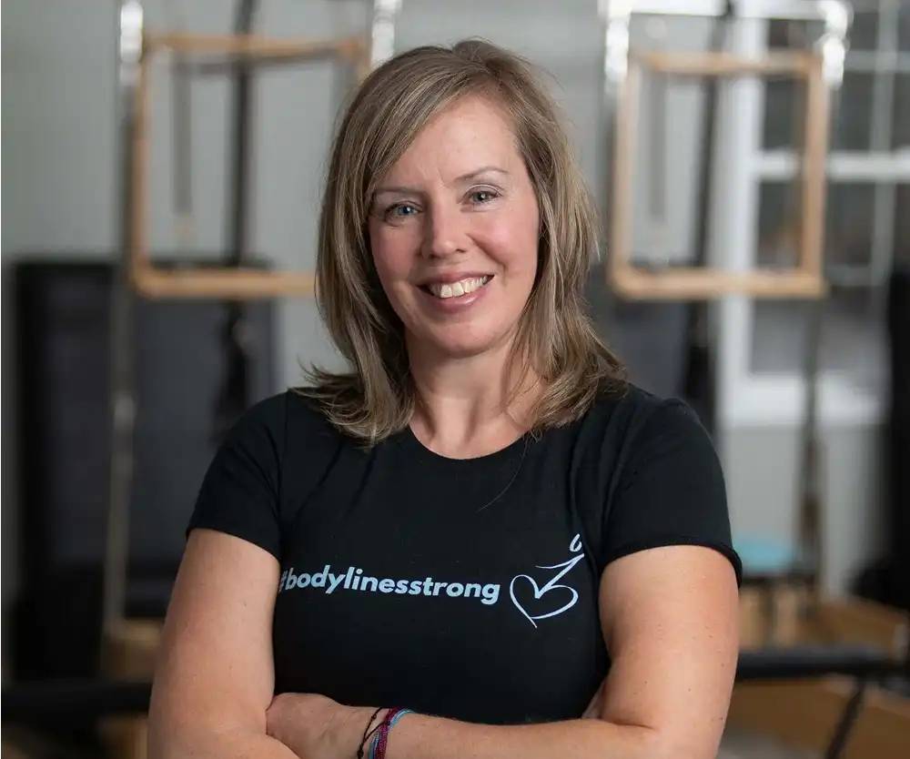 Karen Luchini, licensed physical therapist at Bodylines Pilates and Wellness Studio in Harvard MA