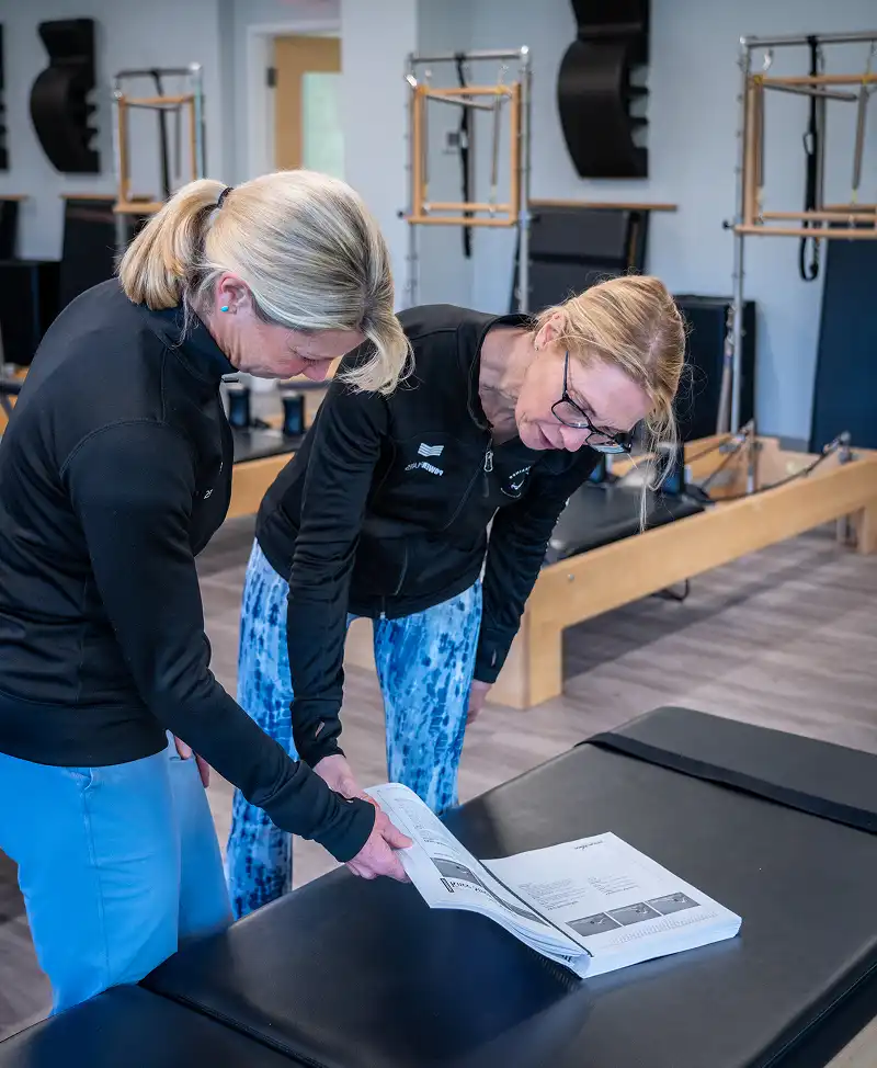 Classical Power Pilates training session emphasizing core strength, alignment, and instructor certification at Harvard MA studio
